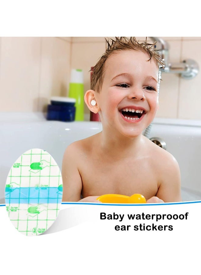 Daytoyz 40pcs Baby Waterproof Ear Stickers, Waterproof Ear Protector Cover, Ear Protectors with Ear Plugs for Adult, Teens, Ear Covers for Shower - Image 4